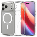 Spigen Ultra Hybrid MagSafe Case for iPhone 17 Pro Max - Clear and White