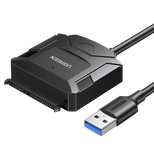 Ugreen 2.5&#39;&#39; / 3.5&#39;&#39; hard drive adapter cable (USB-A 3.0 - SATA) black (CR108)