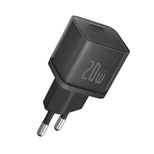 Baseus GaN5S 20W 1xUSB-C Wandladegerät - Schwarz