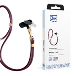 3mk EasyClip Elite Smartphone-Lanyard – Burgunderrot