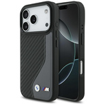 Etui BMW M Carbon Logo MagSafe na iPhone 17 Pro - grafitowe