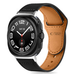 Tech-Protect Leatherfit Strap for Samsung Galaxy Watch Ultra (47mm) - Black