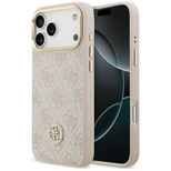 Guess 4G Strass Logo MagSafe Case für iPhone 17 Pro Max - Pink