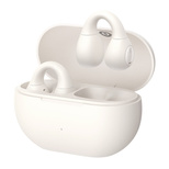 Baseus Bass 15 Clip OWS Wireless Headphones with Baseus Simple USB-C 3A 30cm Cable - White