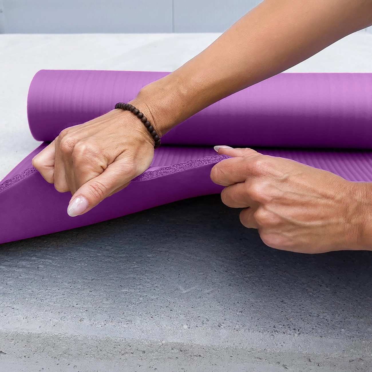 Mata do ćwiczeń 183 x 61 x 1,5 cm gruba mata gimnastyczna do jogi i fitness