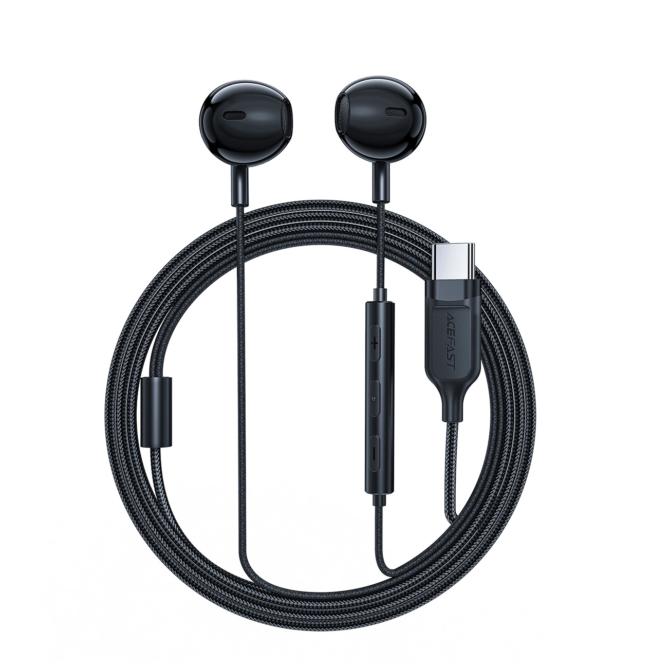 Acefast L2 in-ear headphones with USB-C connector, microphone and