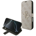 Guess Book 4G Metal Logo Case für iPhone 17 Pro - Pink