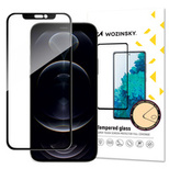 Wozinsky Super Durable Full Glue Tempered Glass Full Coverage with Frame Case Friendly iPhone 16e / 14 / 13 Pro / iPhone 13 Black