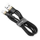 Baseus Cafule USB-A / Lightning 1,5A QC 3.0 Kabel 2 m - Schwarz und Gold