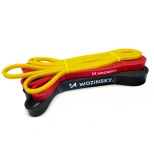 Wozinsky WGO-5 latex resistance bands - 3 pcs.