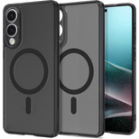 Spigen Ultra Hybrid Mag Case mit MagSafe für Samsung Galaxy S25 Edge - Schwarz Durchscheinend