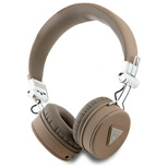 Guess Bluetooth-On-Ear-Kopfhörer ENC GUBH70PGTSPSW braun/braun, genarbte klassische runde Form