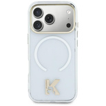 Karl Lagerfeld IML K Head Logo MagSafe Case for iPhone Air - Clear
