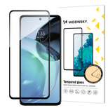 Wozinsky Full Glue Tempered Glass szkło hartowane Motorola Moto G72 9H na cały ekran z czarną ramką