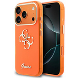 Guess IML 4G Script Metal Case for iPhone 17 Pro Max - Orange