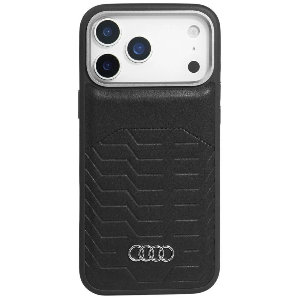 Audi GT Synthetic Leather MagSafe Case for iPhone 17 Pro Max - Black - Hurtel.com Audi GT Synthetic Leather MagSafe Case for iPhone 17 Pro Max - Black - Hurtel.com
