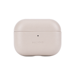 Etui Decoded Leather Case na AirPods Pro 3 - beżowe