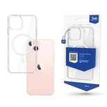 Case for iPhone 14 compatible with MagSafe from the 3mk MagCase series - transparent