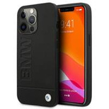 Etui BMW Signature Logo Imprint na iPhone 13 Pro Max - czarne