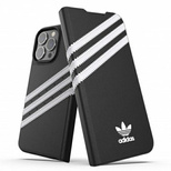 Adidas OR Booklet Case PU für iPhone 13 Pro / iPhone 13 - Schwarz und Weiß