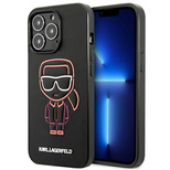 Karl Lagerfeld Karl Ikonik Outline Case for iPhone 13 Pro Max 6.7&quot; - Black