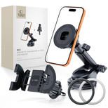 Tech-Protect N62 MagSafe Cockpit-Autohalterung – Schwarz