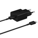 Samsung USB wall charger Type C 15W PD AFC + USB Type C cable black (EP-T1510XBEGEU)