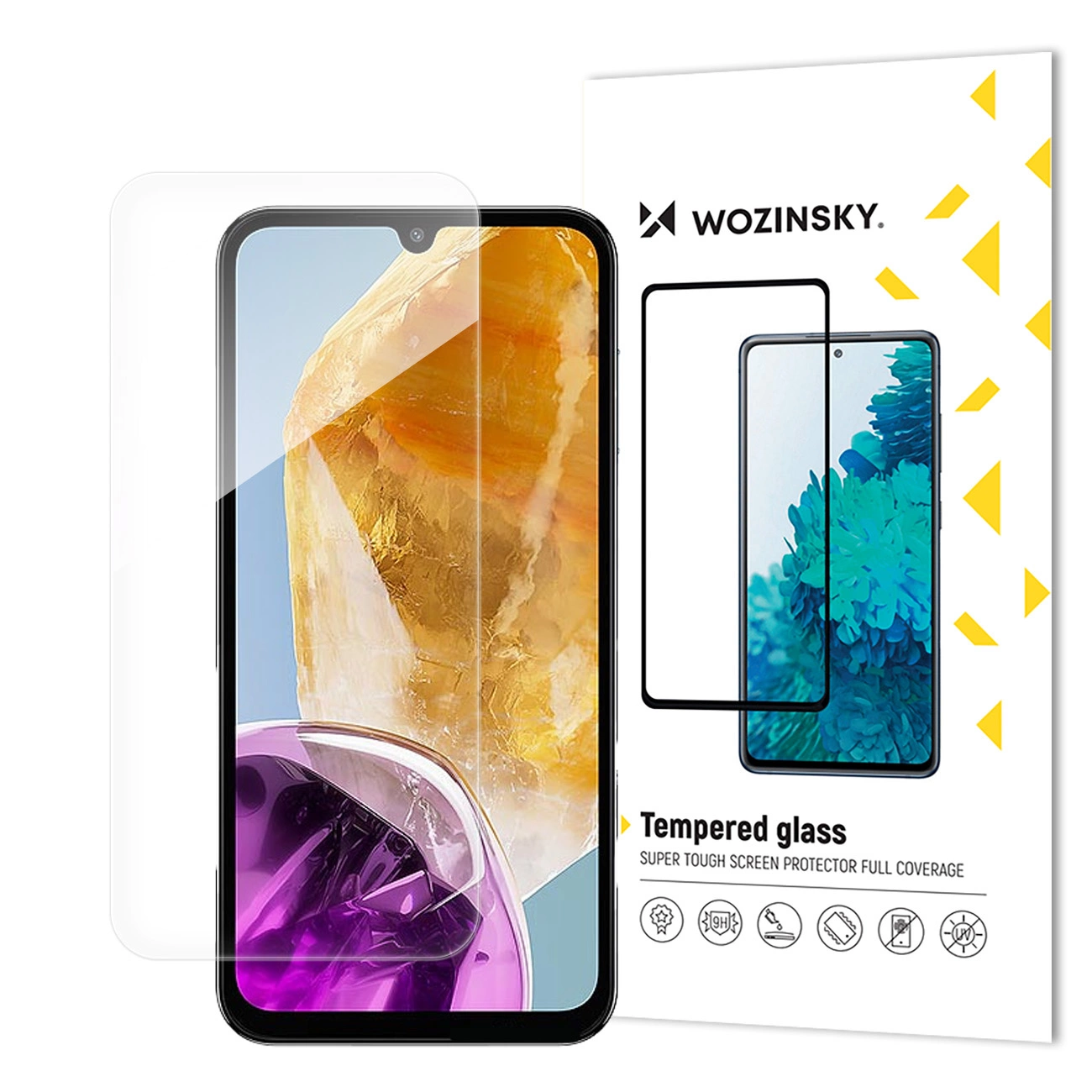 Wozinsky Tempered Glass on white background