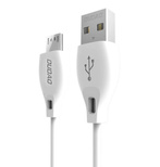 Dudao L4M USB-A - MicroUSB 2.4 A Cable 1m - White