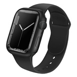 Uniq Legion-Gehäuse für Apple Watch Series 7/8/9 45 mm schwarz/schwarz