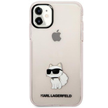 Karl Lagerfeld KLHCN61HNCHTCP iPhone 11 / Xr 6.1&quot; pink/pink hardcase Ikonik Choupette