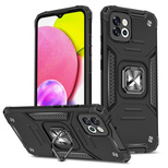 Wozinsky Ring Armor case for Samsung Galaxy A03 armored cover magnetic holder ring black