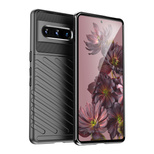 Thunder Case elastyczne pancerne etui pokrowiec Google Pixel 7 Pro czarny