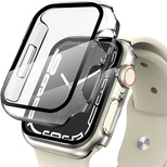 Tech-Protect Defense360 Hülle für Apple Watch 7 / 8 / 9 (41 mm) – transparent