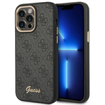 Guess GUHCP14LHG4SHK iPhone 14 Pro 6.1 &quot;black / black hard case 4G Vintage Gold Logo