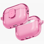 Uniq Glase Pro Case for AirPods Pro 3 Lock Case - Transparent Pink