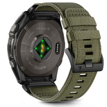 Tech-Protect Nylon Strap for Garmin Fenix 5 / 6 / 6 PRO / 7 / 8 (47 mm) / E - Green