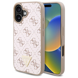 Guess New 4G Triangle Case for iPhone 16 Plus - White