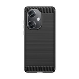 Carbon Case Silikonhülle für OnePlus Nord CE3 5G/ Oppo K11 5G - Schwarz