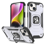 Wozinsky Ring Armor iPhone 15 Plus iPhone 15 Plus Ring Armor Case - Silver