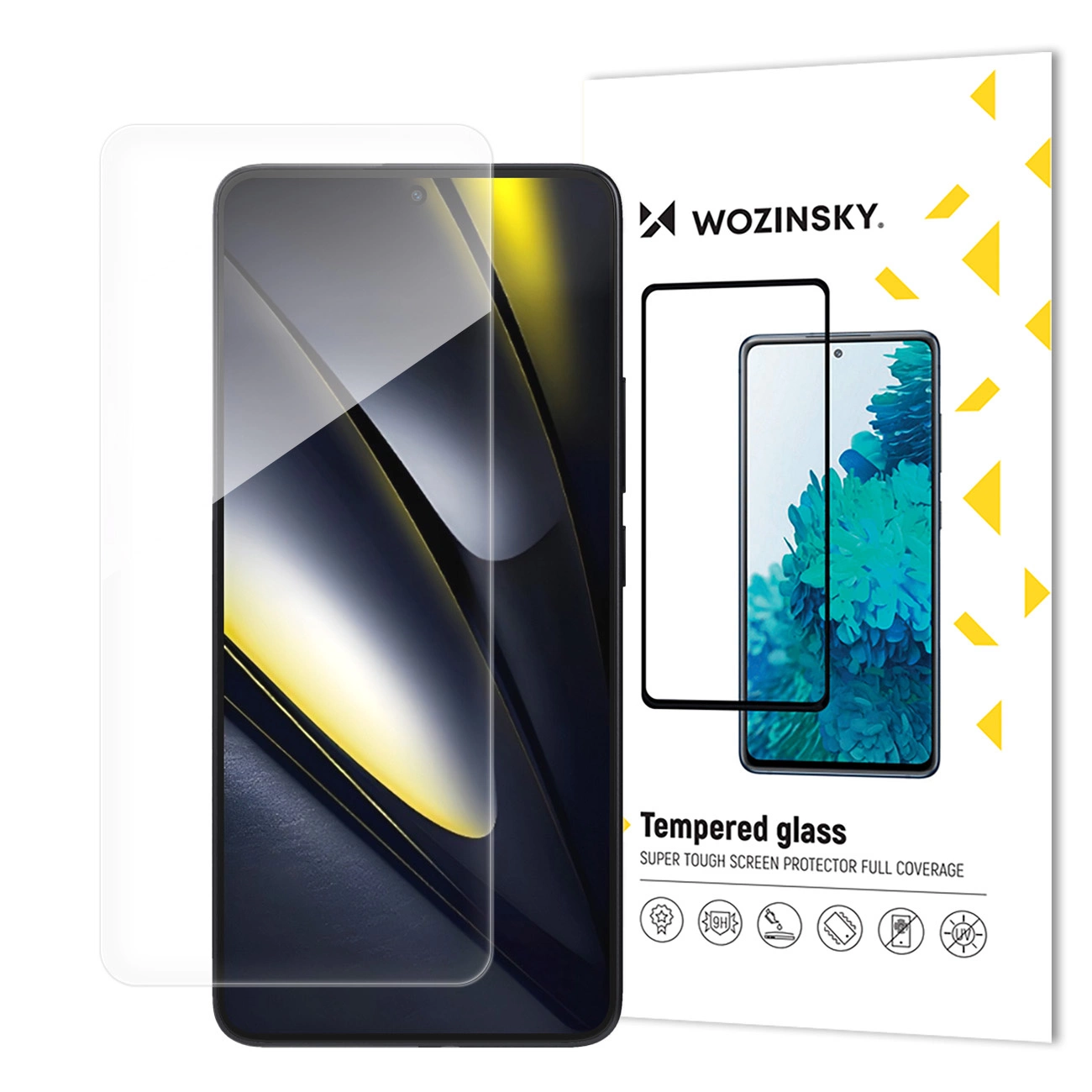 Wozinsky Tempered Glass on white background