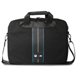 BMW BMCB15COMPVSKL Bag 16&quot; Black Nylon Blue Stripe