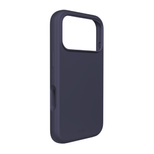Pure Icon Mag Pro Liquid Silicone Case for iPhone 17 Pro, MagSafe Compatible, with Camera Protection and Aluminum Buttons - Dark Blue