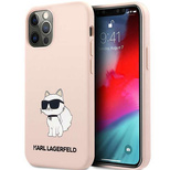 Karl Lagerfeld KLHCP12MSNCHBCP iPhone 12 /12 Pro 6.1&quot; hardcase pink/pink Silicone Choupette