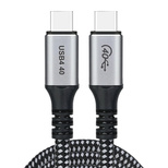 Kabel Thunderbolt USB-C - USB-C Choetech XCC-1040 240W 8K 60Hz 1,2m - czarny