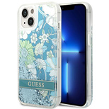 Guess GUHCP14MLFLSN iPhone 14 Plus 6.7 &quot;green / green hardcase Flower Liquid Glitter