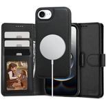Etui Tech-Protect Wallet MagSafe na iPhone 16e - czarny mat