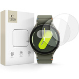 Tech-Protect Glass Fit+ 2-pack tempered glass for Samsung Galaxy Watch 40 / 41 / 42 / 43 / 44 mm - transparent