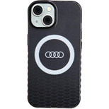 Etui Audi IML Big Logo MagSafe na iPhone 15 / 14 / 13 - czarne