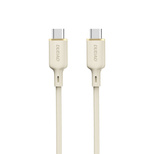 Dudao L7SCC USB-C - USB-C cable 100W 2m - beige